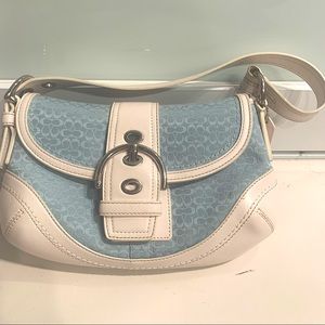 Coach bag with coin purse